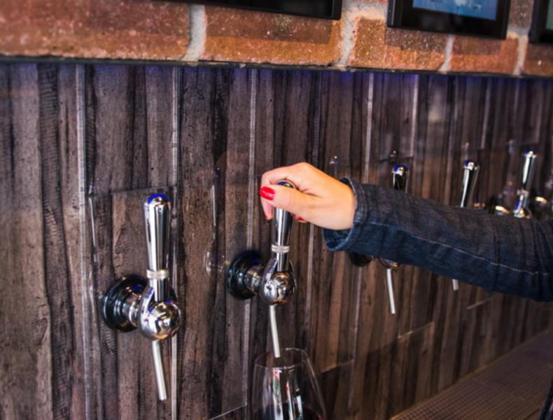 PourMyBeer self-serve wine system