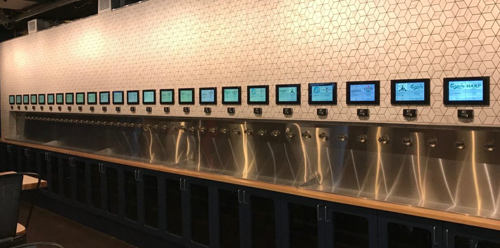 PourMyBeer system 48 self-pour taps