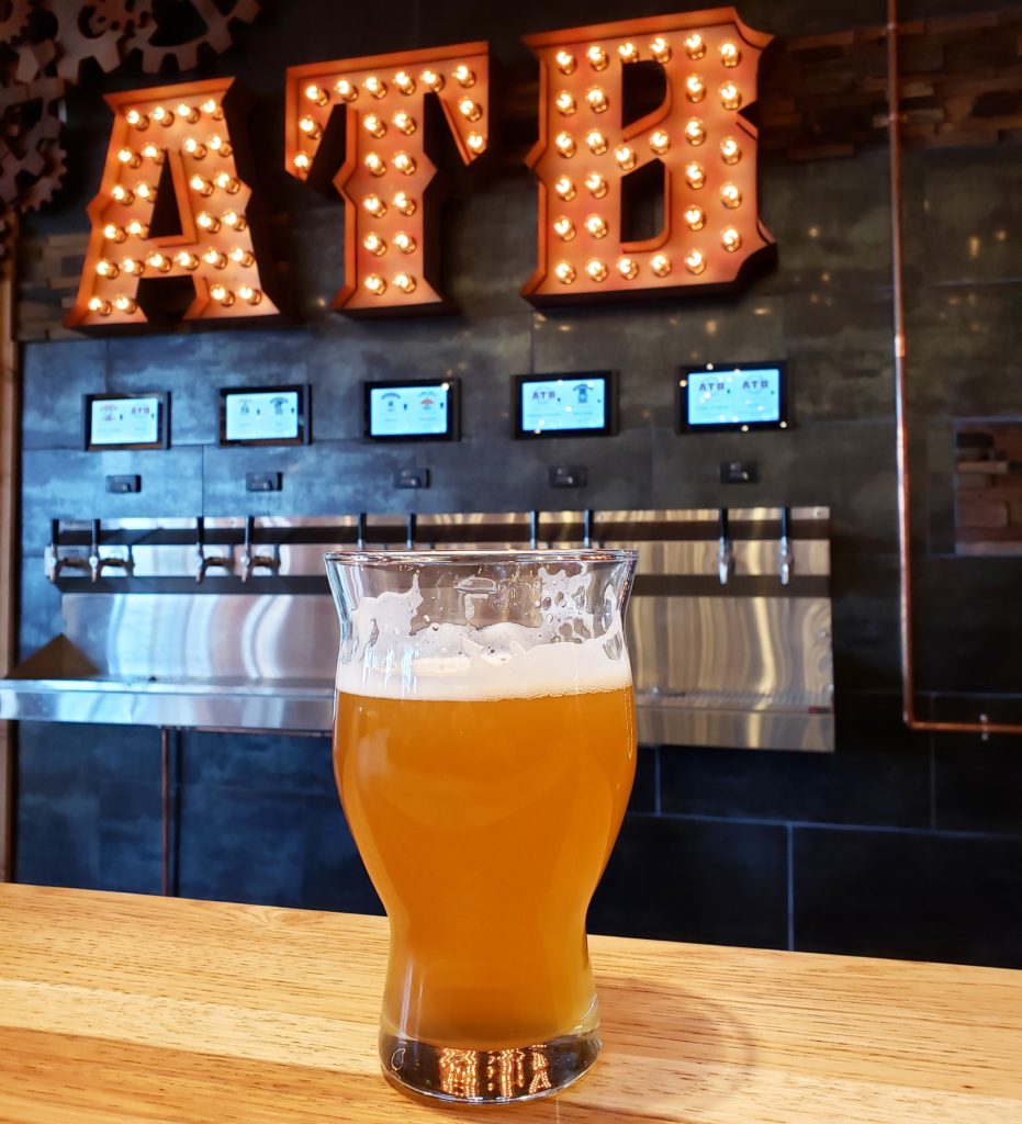 PourMyBeer wall for ATB Brewery