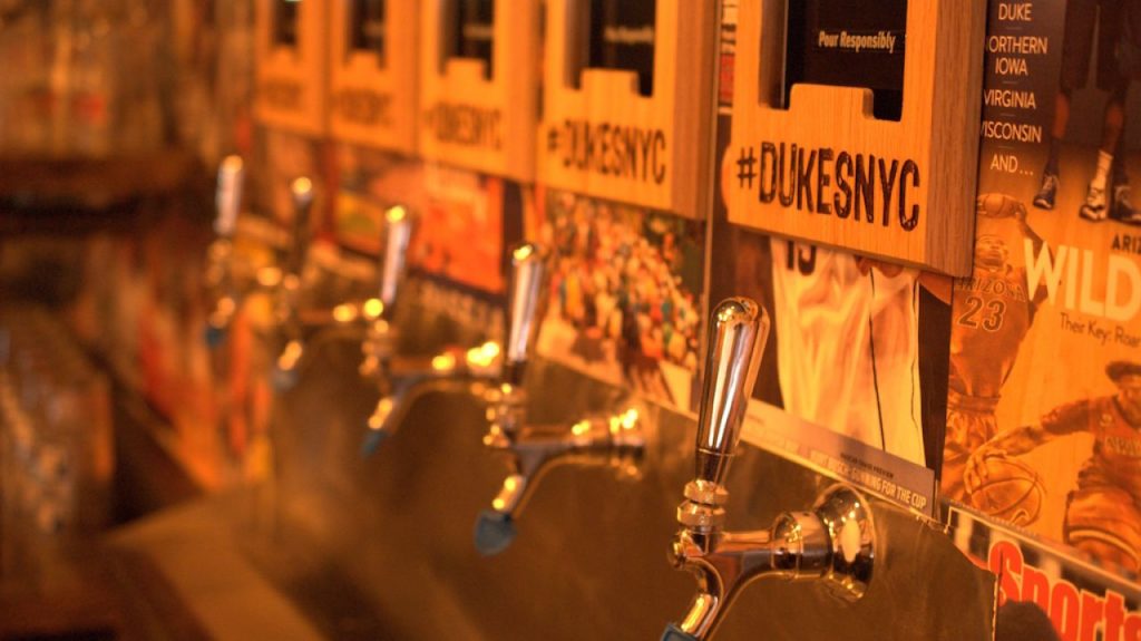 Duke's in NYC utilizes PourMyBeer