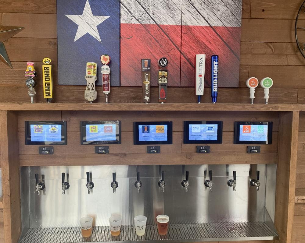 PourMyBeer self-pour beverage wall in Texas