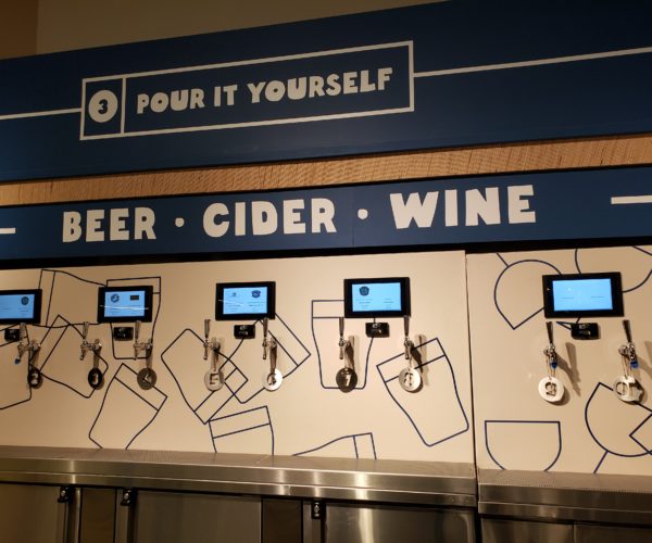 Whole Foods Beverage wall