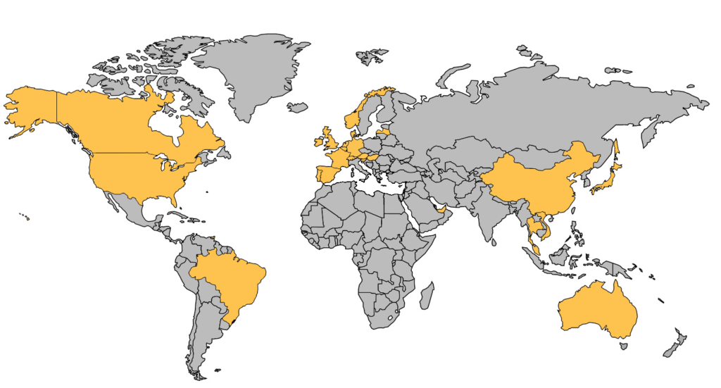 PourMyBeer locations can be found worldwide