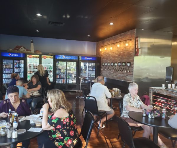 people at a restaurant