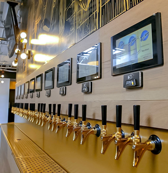 PourMyBeer self-pour beverage wall