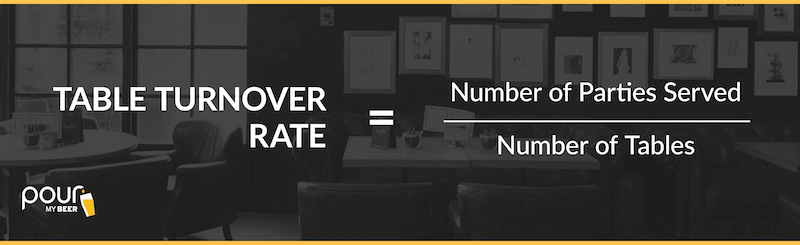 table turnover rate graphic