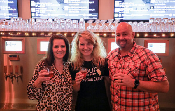 Firehouse staff with marketing director