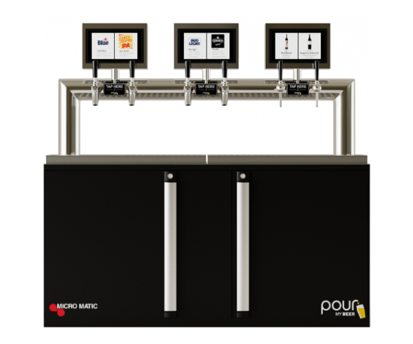 PourMyBeer x Micro Matic Self-Pour Station 6 taps