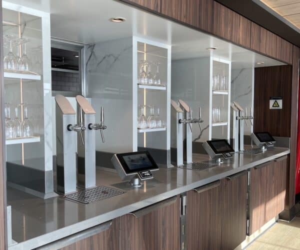 PourMyBeer Technology in MSC Cruise Lines